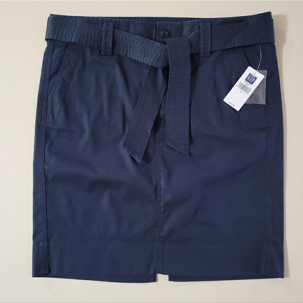 GAP Women's Navy Cotton Skirt